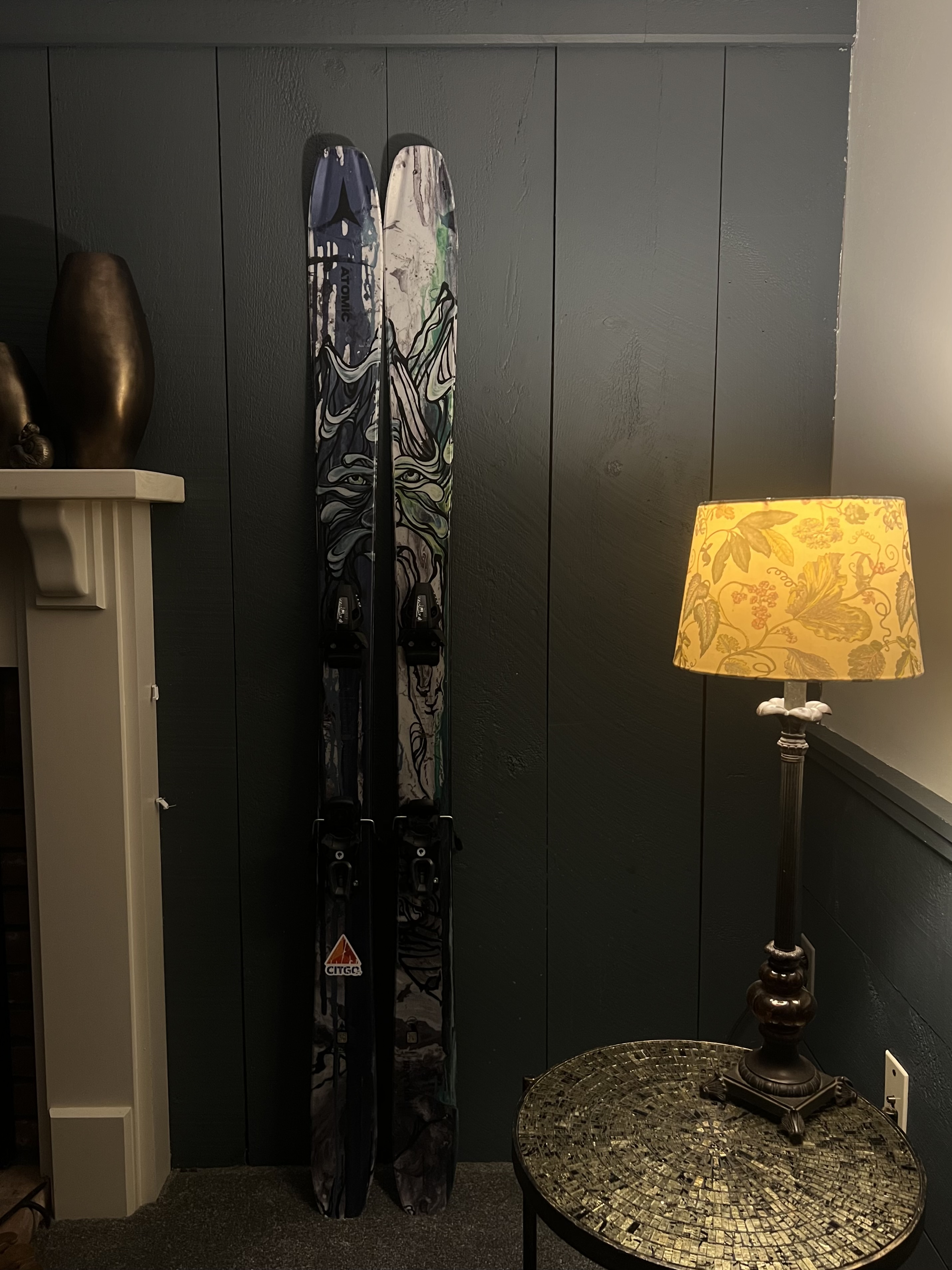 skiing